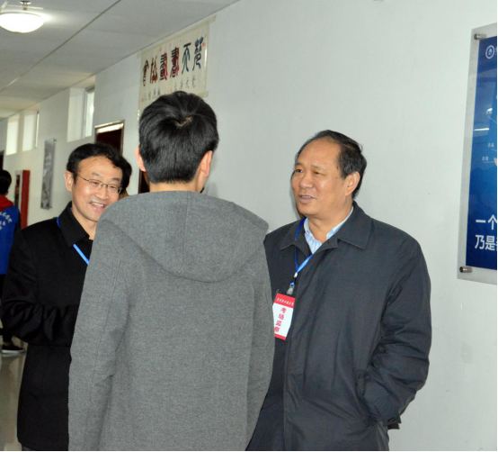 邓惠宾书记、李皖校长鼓励考生